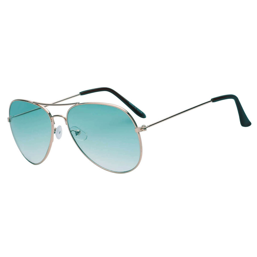 Aviator Sunglasses - Silver Frame / Purple Tint Lens – Sunnytop Shop