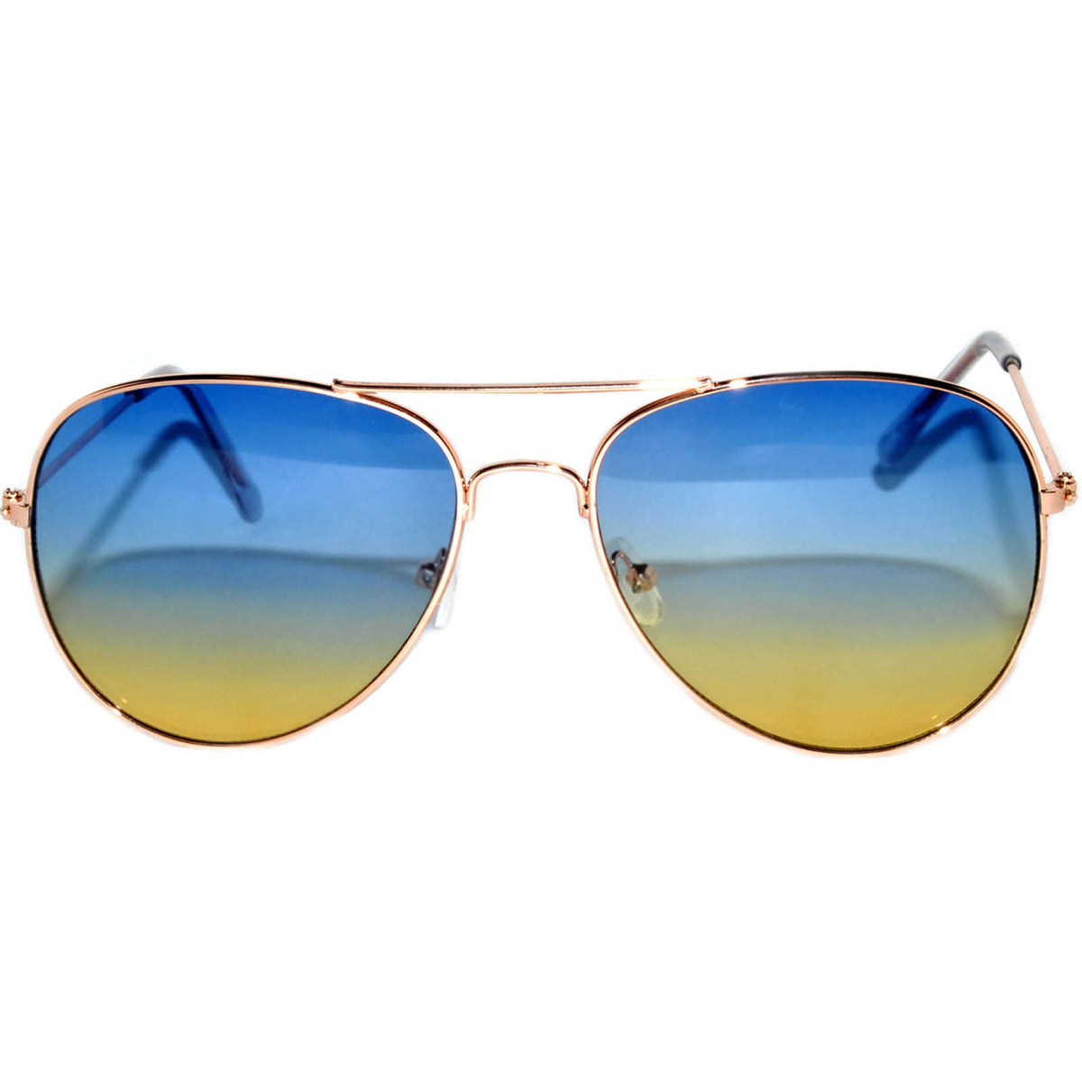 Aviator Sunglasses Gold Frame Turquoise Two Tone Lens Sunnytop Shop 